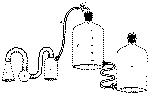 FIG. 23.--SMALL-SCALE APPARATUS FOR DETERMINING YIELD OF GAS FROM CARBIDE