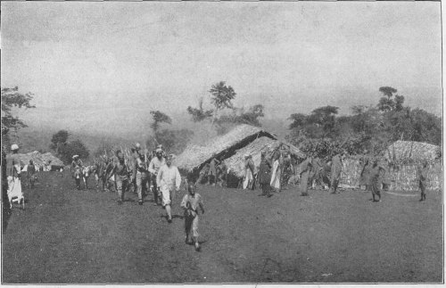 Soudanese Soldiers Under a German Officer Outside of
Tanga.