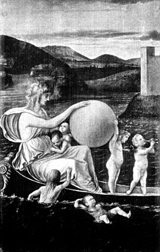 VENUS, RULER OF THE WORLD FROM THE PAINTING BY GIOVANNI
BELLINI
In the Accademia