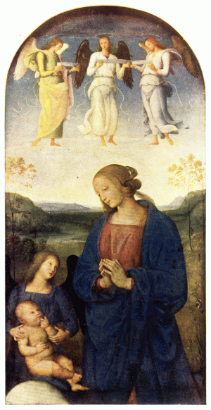 PLATE VI.—PIETRO PERUGINO

CENTRAL PORTION OF ALTAR-PIECE

National Gallery, London