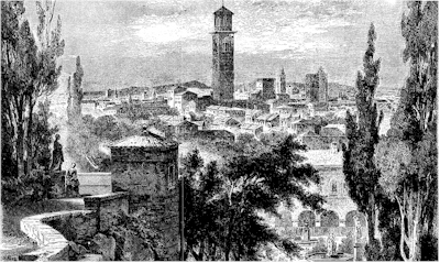 VERONA, FROM THE GIARDINO GIUSTI.