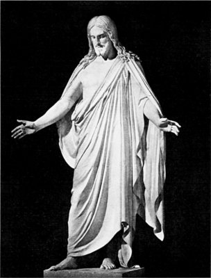 STATUE OF CHRIST, ANCIENT CHURCH OF SAN MARTINA, ROME
From the Artist’s Original Cast
Albert Bertel Thorwaldsen