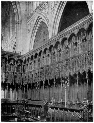 CHOIR STALLS, NORTH SIDE.