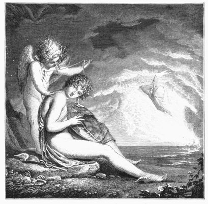 Mercury inventing the Lyre. By BARRY.